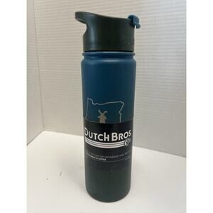 Dutch bros Blue To Green Ombre stainless steel water bottle